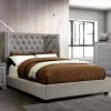 Furniture of America CM7779GY-CK-BED-VN Cayla - California King Bed - Gray