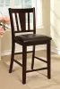 Furniture of America CM3325PT-5PK Bridgette - 5 Piece Square Counter Height Table Set - Espresso