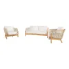 New Classic 60-823-3P Solstice - 3 Piece Set Loveseat & 2 Chairs - Beige