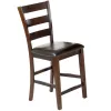 Intercon KA-BS-669L-RAI-K24 Intercon KA-BS-669L-RAI-K24 Kona - Ladder Stool - Raisin
