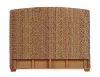CoasterEssence 300501QB1 Laughton - Woven Banana Leaf Queen Panel Headboard - Amber