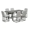 Intercon NV-BS-380C-MCA-K24 Navarro - Outdoor Dining Upholstered Barstool - Mocha