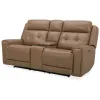 Liberty Furniture 7006SN-23P Liberty Furniture 7006SN-23P Carrington - Loveseat With Console P3 & ZG - York Sand