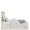 Riverside Furniture 78283-78285-78276 Riverside Furniture 78283-78285-78276 Alexis - King Upholstered Panel Bed - Latte Essence