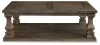 Ashley Furniture T776-1 Johnelle - Rectangular Cocktail Table - Gray