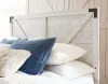 Ashley Furniture EB4121-156 Shawburn - Full Crossbuck Panel HDBD - Whitewash