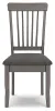 Ashley Furniture D194-01 Shullden - Dining Room Side Chair (Set of 2) - Gray