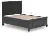 Ashley Furniture B687B22 Ashley Furniture B687B22 Lanolee - Full Panel Storage Bed - Black