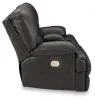 Ashley Furniture U6580118 Mountainous - Power Reclining Loveseat With Console /Adj Headrest - Eclipse