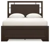 Ashley Furniture B441/31/36/46/81/97 Ashley Furniture B441/31/36/46/81/97 Covetown - 5 Pc. - Dresser, Mirror, Chest, Queen Panel Bed - Dark Brown