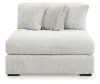 Ashley Furniture PC59106S11 Ashley Furniture PC59106S11 Cuddle Plush - 5-Piece Sectional With Armless Chaise And RAF Corner Chair - Arctic
