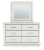 Ashley Furniture PCB3381B1 Ashley Furniture PCB3381B1 Zuraleus - Dresser And Mirror - White