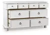 Ashley Furniture PCB823-31 Ashley Furniture PCB823-31 Rowlenstown - Dresser - Antique White