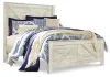 Ashley Furniture B331B6 Bellaby - Queen Crossbuck Panel Bed - Whitewash