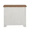 Liberty Furniture 652-HO146 Farmhouse Reimagined - Lateral File - Antique White / Chestnut Tops