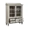 Liberty Furniture 661W-CH5468 Whitney - Display Cabinet - Antique Linen / Weathered Gray