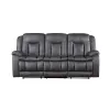 New Classic U2505-30-DGY Morello - Sofa With Dual Recliner - Gray