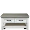 Riverside Furniture 37203 Riverside Furniture 37203 Cora - Small Cocktail Table - Cloud / Fog