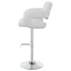 CoasterEssence 102557 Brandi - Adjustable Bar Stool - Chrome And White