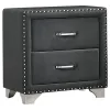 CoasterEveryday 223381KW-S4 Melody - 4 Piece California King Bedroom Set - Gray