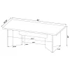 CoasterEveryday 183020 Jamestown - Composite Wood Dining Table - Mango
