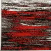 Furniture of America RG5184S Sivas - 5' x 7' Area Rug - Gray / Red