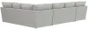 Jackson Furniture Industries 2340/75/30/72-28 Jackson Furniture Industries 2340/75/30/72-28 Stockbridge - 3 Piece Sectional With Comfort Coil Seating And 9 Included Accent Pillows (Left Side Facing Chaise) - Slate