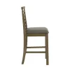 Liberty Furniture 182WT-B200124 Liberty Furniture 182WT-B200124 Brook Bay - Upholstered Ladder Back Counter Chair - Sandstone