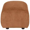 Coaster Fine Furniture 504954 Burnett - Chenille Upholstered Ottoman - Burnt Orange