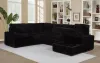 Coaster Fine Furniture 511049B2 Devonshire - Loveseat With Pull-Out Sleeper, Box 2 of 3 - Black