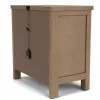 Riverside Furniture 42569 Jaxon - 2-Drawer Nightstand - Casual Mink