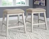 Ashley Furniture D394-024 Skempton - Upholstered Stool (Set of 2) - White