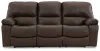 Ashley Furniture U4380887 Leesworth - Power Reclining Sofa - Dark Brown