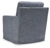 Ashley Furniture A3000646 Nenana Next-Gen Nuvella - Swivel Glider Accent Chair - Denim