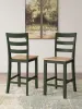 Ashley Furniture D401-124 Ashley Furniture D401-124 Gesthaven - Barstool (Set of 2) - Natural / Green
