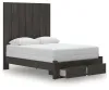 Ashley Furniture PCB3370B4 Ashley Furniture PCB3370B4 Fraluna - Queen Panel Storage Bed - Charcoal