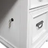 Liberty Furniture 417-HOJ-DSK Allyson Park - Desk - Wirebrushed White / Charcoal