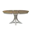 Liberty Furniture 652-DR-PDS Farmhouse Reimagined - Pedestal Table - Antique White / Chestnut Tops