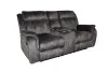 New Classic U456-25-SGY New Classic U456-25-SGY Park City - Console Loveseat With Dual Recliners - Slate