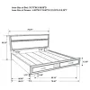 CoasterEveryday 205111KW Miranda - Wood California King Storage Panel Bed - White