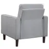 Coaster Fine Furniture 506783 Bowen - Upholstered Track Arm Tufted Accent Chair - Gray