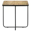 CoasterEssence 935855 Elyna - Square Stone Top Accent Side Table - Beige