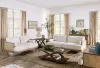 Furniture of America CM9981-LV Alesund - Loveseat - Beige / Light Oak