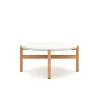 New Classic 60-823-CT Solstice - Coffee Table With Terrazo Top - White