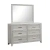 New Classic 00-2442-DM New Classic 00-2442-DM Fiona - Dresser & Mirror - Gray