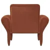 Coaster Fine Furniture 903150 Liana - Upholstered Roll Arm Accent Armchair - Rust