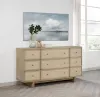 Coaster Fine Furniture 225043 Kailani - 9-Drawer Dresser Cabinet - Beige Oak