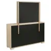 Coaster Fine Furniture 225083M Ladera - 6-Drawer Bedroom Dresser And Mirror - Light Elm