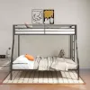 Coaster Fine Furniture 460365BLK Alevera - Metal Twin Over Full Bunk Bed With Ladder - Black