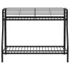 Coaster Fine Furniture 460340BLK Carson - Metal Twin Over Full Bunk Bed - Glossy Black